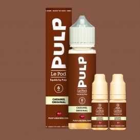 PACK 60 - Caramel Original - 06 mg - 60 ml - L3 - Le Pod liquide by Pulp