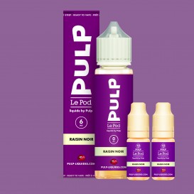 PACK 60 - Raisin noir - 06 mg - 60 ml - L3 - Le Pod liquide by Pulp
